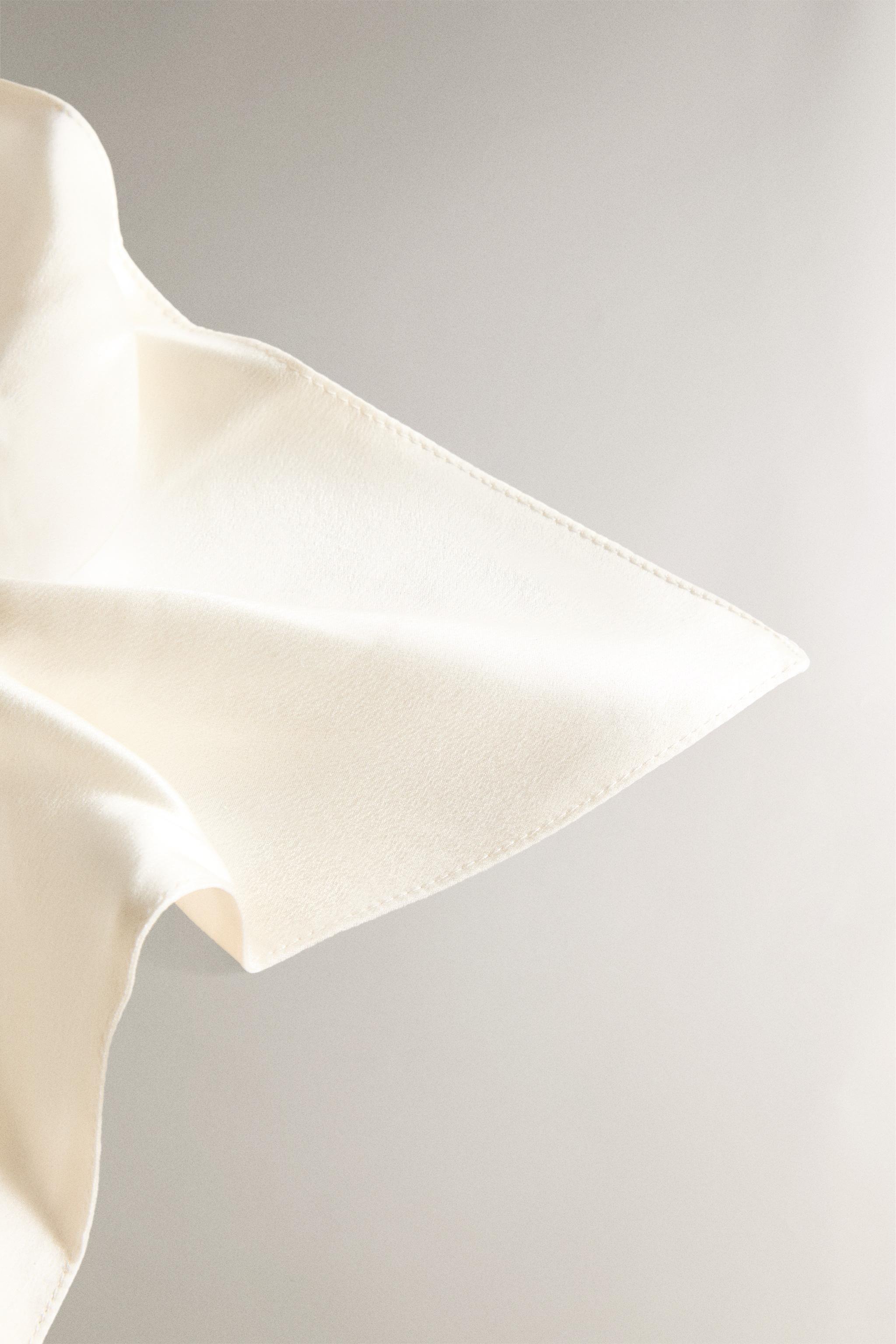 SQUARE MULBERRY SILK HAIR TIE